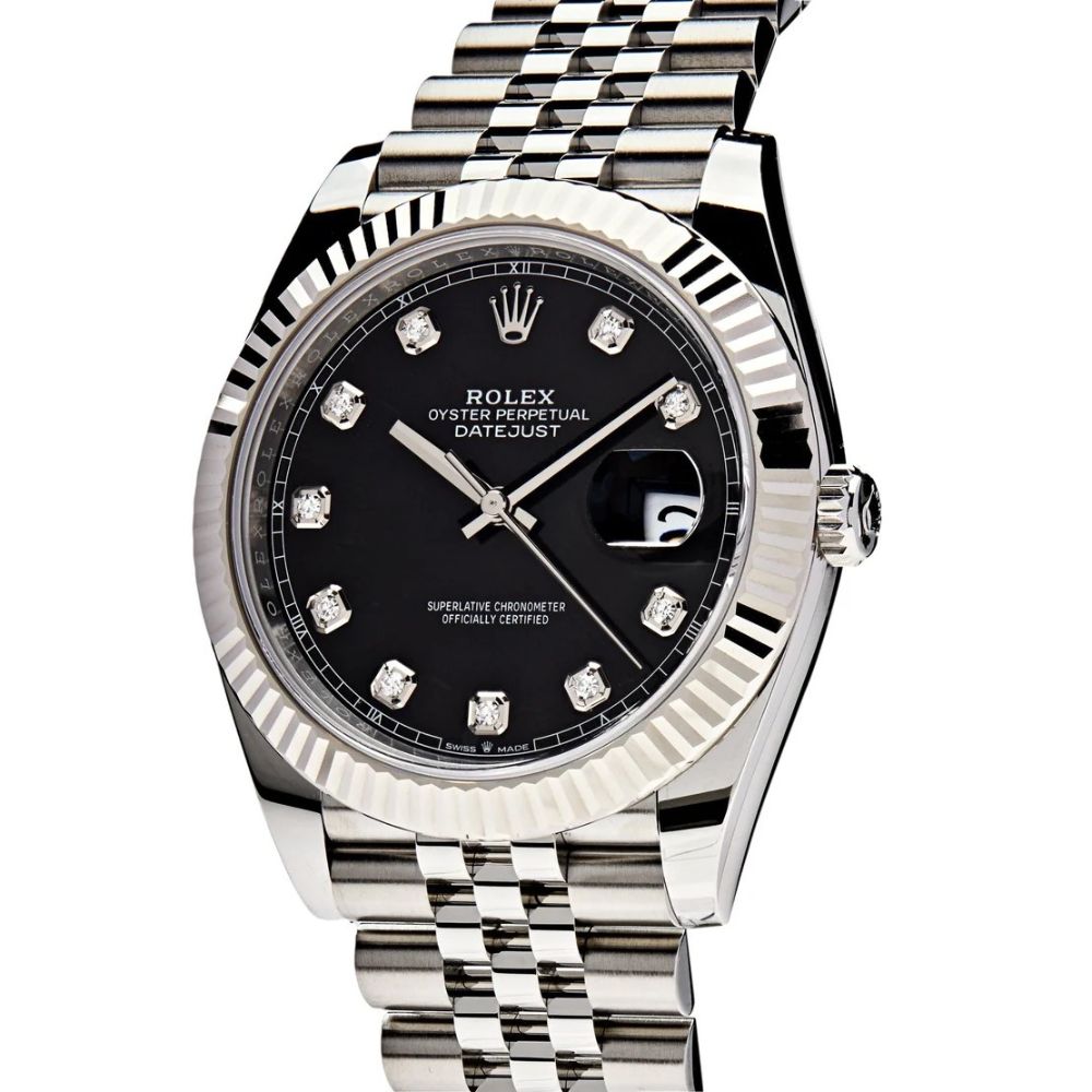 [Bundle Kit 2 pcs] Automatic Black Diamond Dial Watch