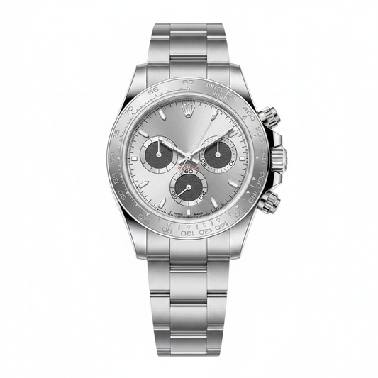 Men's Chronograph Watch Silver Dial