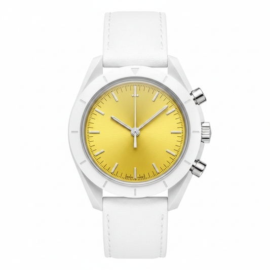 Solar-Themed Chronograph Watch