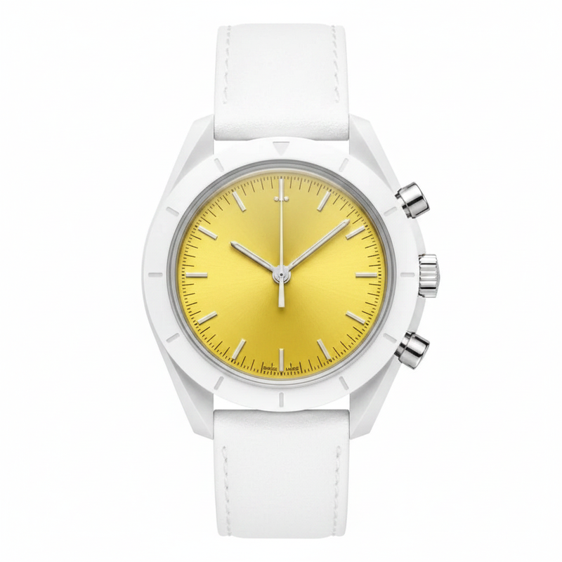 Solar-Themed Chronograph Watch