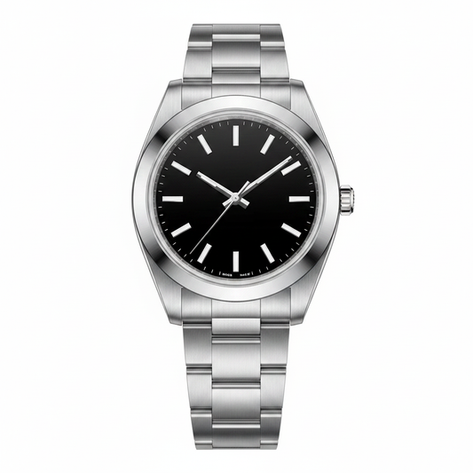 Men's Automatic Wristwatch, Black Dial