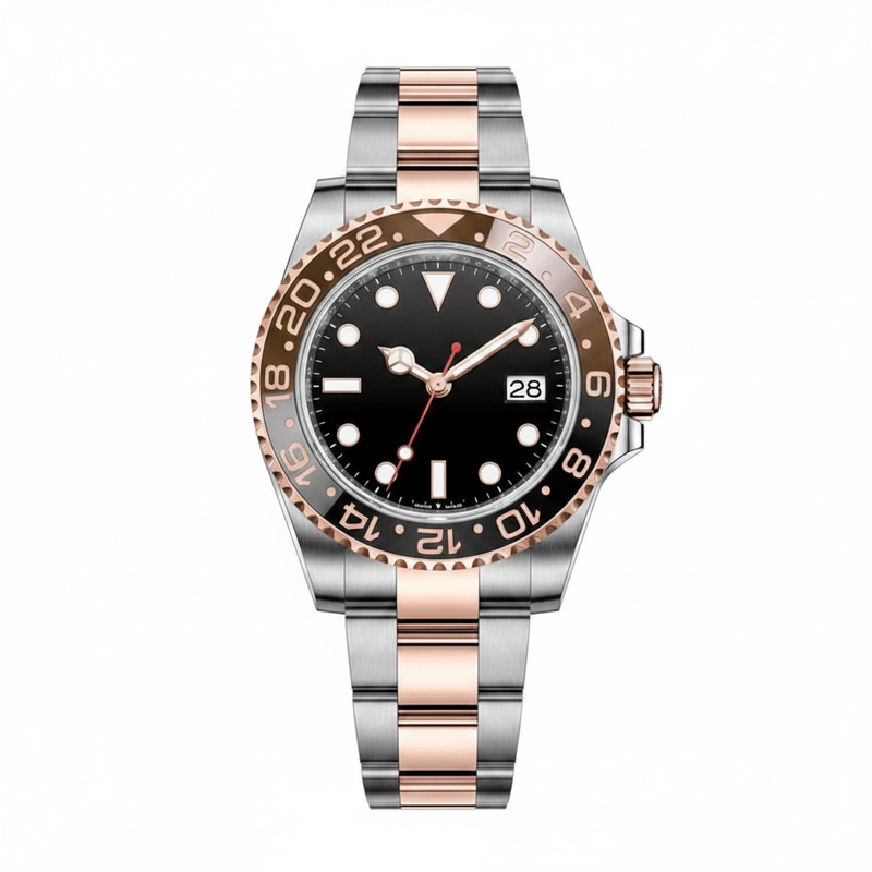 Steel Two-Tone Chronograph Watch